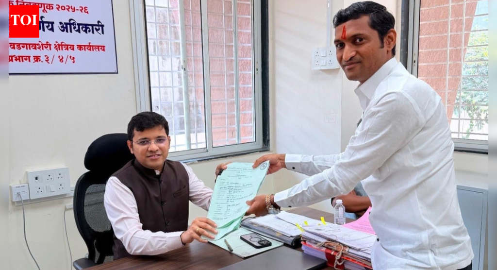 वडगावशेरी-कल्याणीनगरमधून माजी नगरसेवक योगेश मुळीक यांचा उमेदवारी अर्ज दाखल