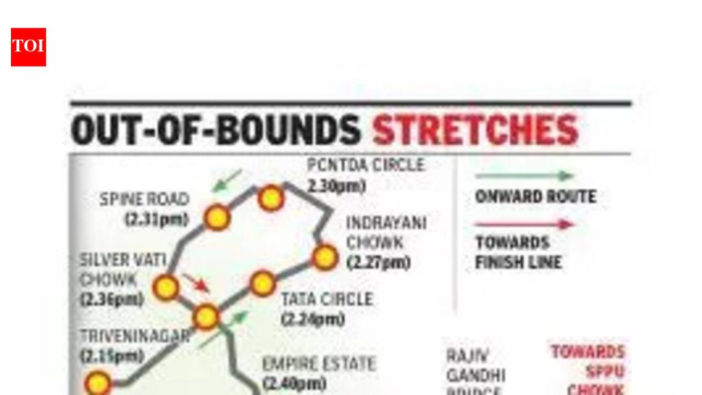 आज दुपारी ते ४ वाजेदरम्यान प्रमुख रस्त्यांवरील वाहतूक नियंत्रणासाठी सज्ज व्हा | पुणे बातम्या