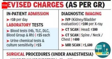 सरकारी रुग्णालयांमध्ये यापुढे मोफत सेवा नाहीत, सरकारने नवीन दर जाहीर केले