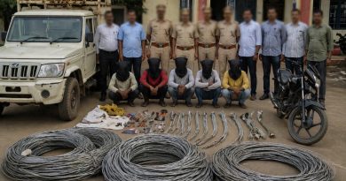 टॉवर लाईन चोरी प्रकरणाचा पर्दाफाश; सुपा पोलिसांचा धडाका, पाच जण जेरबंद