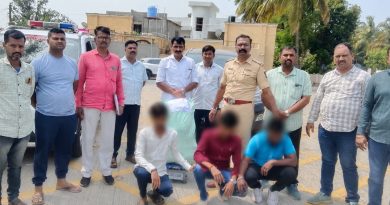 आंतरराज्यीय गांजा तस्करीच्या टोळीतील सात आरोपींच्या आवळल्या मुसक्या, ६३४ किलो वजनाचा गांजा अमली पदार्थ व इतर मुद्देमाल असा सुमारे तीन कोटी रु. किंमतीचा मुद्देमाल केला जप्त.