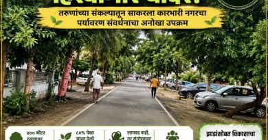 ४०० मीटरच्या रस्त्यावर १०० हून अधिक देशी वृक्षांची उभारली हिरवी भिंत; तरुणांच्या संकल्पातून साकारले बारामतीतील अनोखे पर्यावरण मॉडेल
